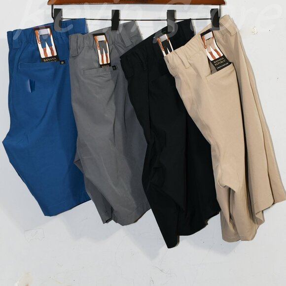 4 pairs shorts .Banana‎ Republic Men’s Flat Front Shorts